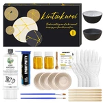 1DFAUL Kintsugi Repair Kit Food Safety, Medium (15.4 Cm Diameter), Gold. Fixed Price $21.30.