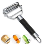 Deiss Pro Dual Julienne Peeler & Vegetable 7.1 X 0.8 3.4 Inches, Black. Fixed Price $15.50.