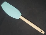 Kitchenaid Turquoise Silicone Mixer Spatula 12 1/2" Long. Fixed Price $9.99.