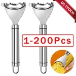 Stainless Steel Corn Cob Peeler Stripper Remover Kitchen Cutter Thresher Tool Us. Fixed Price $6.98.