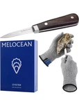 Melocean Oyster Shucking Knife And Gloves Set - Premium. Fixed Price $29.99.