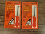 2 Vintage Halloween Pumpkin Kutter Children's Training Safety Carving Knife. Fixed Price $22.00.
