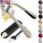 Premium Garlic Press Set Rust Proof Professional Mincer Tool Easy-squ. Fixed Price $17.99.