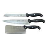 Bergmann Solingen Cooking Knives Stainless Steel Cleaver Chefs Serrated Germany. Fixed Price $49.99.