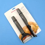 Kitchenaid 2-PIECE Gray Y-peeler & Straight Set With Blade Covers New. Fixed Price $24.95.