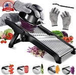 Rebanador De Mandolina Para Cocina Acero Inoxidable, Cortador Verduras. Fixed Price $56.99.