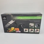 The Sharper Image 3-IN-1 Adjustable Mandoline Slicer Stainless Steel Black New. Fixed Price $22.97.