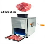 Chicken Beef Pork Meat Slicer Slicing Strip Shreded Cutter Cutting Machine 3.5MM. Fixed Price $202.74.