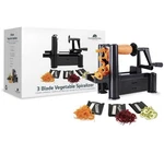 3-BLADE Vegetable Slicer, Spiralizer, Zoodle, Veggie Noodle Maker. Fixed Price $25.00.