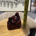 Smiling Buddha Chop From Grand Hyatt Taipei 3 1/4 Purchased Bangkok 1990. Fixed Price $42.80.
