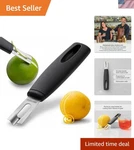 Black Handle Stainless Steel Channel Knife, Chef-grade Citrus Garnish Tool, Z.... Fixed Price $34.89.