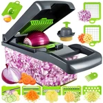 Vegetables 8 Ways Faster Maipor 13-IN-1 Food Chopper. Fixed Price $35.99.