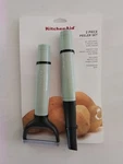Kitchenaid 2 Piece Set (y & Euro Peeler) Pistachio Green KQ355OHPIA (new). Fixed Price $27.95.