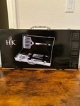 Hells Kitchen Bbq Grill Set 4 Pc Aluminum Carrying Case. Fixed Price $40.00.
