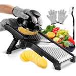 Stainless Steel Mandoline Slicer 5 Blade Vegetable Cutter Food Chopper Tool. Fixed Price $39.00.