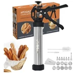 Mtogalt Churro Maker Machine, 21-PIECE Stainless Steel Gun Kit,. Fixed Price $15.00.