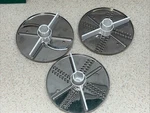 Oster Kitchen Center - Parts 3 Slicing & Grating Blades Free Shipping. Fixed Price $14.99.