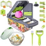 Vegetable Chopper Slicer 16-IN-1 With Spice Set 7 Blades Veggie Dicer.... Fixed Price $35.64.