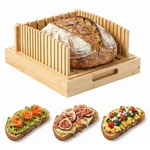 10.5" Bamboo Bread Slicer For Homemade - Sourdough Slicing Guide With C.... Fixed Price $40.22.
