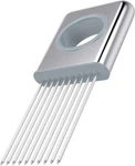 Best Utensils Onion Holder Slicer Vegetable Tools Stainless Steel Easy Silver. Fixed Price $14.64.