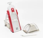 Geoffrey Zakarian Safe Slice Upright Mandoline W/ Thickness Adj. - Cranberry. Fixed Price $18.99.
