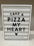 Santa Barbara Design Studio Take Pizza My Heart 2PC Cutter Set New In Box. Fixed Price $15.00.