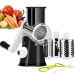 Ourokhome Rotary Cheese Grater Hand Crank, Kitchen Shredder Speed Mandolin Slice. Fixed Price $38.01.