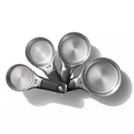 Oxo Good Grips 4 Piece Stainless Steel Measuring Cups With Magnetic Snaps. Fixed Price $23.79.