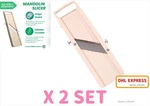 Benriner G CBV04 Mandoline Slicer Japanese Kitchen Tool Ivory X 2 Set. Fixed Price $76.00.
