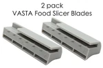 Vasta Food Slicer Blades 2 Pack Replacement For Noodles Spaghetti. Fixed Price $10.44.