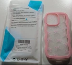 Niittop Pink Star Patterned Fitted Case/skin For Iphone 13 Pro, Clear. Fixed Price $9.00.