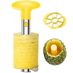 Sametech Easy Kitchen Tool Stainless Steel Fruit Pineapple Peeler Yellow. Fixed Price $18.07.