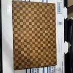 Totally Bamboo Pro Carving And Cutting Checkerboard, 18" X 12" 1.5". Fixed Price $109.99.