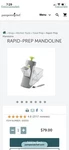Pampered Chef Rapid-prep Mandoline Food Slicer 100351 New Open Box. Fixed Price $40.00.