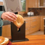 Hoan The Original Bagel Guillotine Universal Slicer 9.25-INCH White. Fixed Price $26.76.