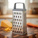 Ekco 4-SIDED Box Grater Stainless Steel Grey Handle Vintage Kitchen Utensil. Fixed Price $11.95.
