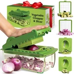 New X Ototo Croc Vegetable Chopper & Slicer Multifunctional Food. Fixed Price $56.48.