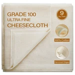 Efond Cheesecloth, 9 Feet Grade 100 36X36INCH Squares, Natural Beige. Fixed Price $6.29.
