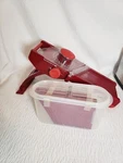 Used Kitchenaid Mandoline Adjustable Slicer Set Red W/ Storage & Julienne Blades. Fixed Price $19.77.