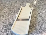 Rarely Seen Vintage Excalibur Plastic Handheld Adjustable White Slicer. Fixed Price $13.45.