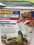 Presto Professional Salad Shooter Plus Electric Slicer Shredder 02972 With Box. Fixed Price $39.99.