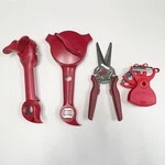 Kuhn Rikon Kitchen Tools Set Jar Opener, Can Shears & Peelers New Red. Fixed Price $30.92.