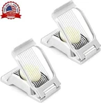 2X Stainless Steel Boiled Egg Slicer Cutter Mushroom Tomato Ham Kitchen Chopper. Fixed Price $19.49.