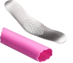 Fu Store Garlic Press 304 Stainless Steel Rocker Mincer Food Pink. Fixed Price $14.02.