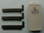 Matfer Julienne Blades & Case For Mandolin 2000 3MM 5MM 10MM Sizes 215068 Euc. Fixed Price $15.00.