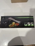 Brand New Stainless Steel Adjustable Mandoline Slicer (the Sharper Image) Black. Fixed Price $40.00.