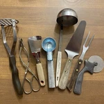 You Choose Vtg Usa Ekco Chrome Plated Plastic Handle Serving Cooking Utensil. Fixed Price $14.99.