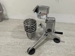 Jet-o-matic Vintage Food Processor Grater Cutter Slicer Shredder W/5 Cones. Fixed Price $49.99.