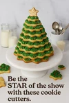 Christmas Star Cookie Cutters Set Bake 3D Holiday Tree Festive Kitchen Gift. Fixed Price $15.50.