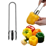 Red Bell Pepper Seed Corer Tool,stainless Steel Fruit And Vegetable Too.... Fixed Price $10.77.